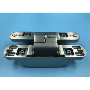 Left & Right Open 3D Concealed Hinges With Zinc Alloy Body , Aluminum Arm