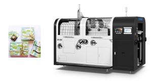China Multi Function Cardboard Box Making Machine With Man Machine Control on sale