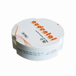 Crown Dental Zirconia Block White ML Gradient 3D Multilayer Zirconia