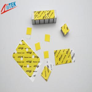 Thermal Silicone Foam Rubber Yellow Soft Compressible 2.0 W/M-K Thermal Gap