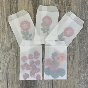 Custom Size Square Bottom Glassine Paper Cellophane Bags