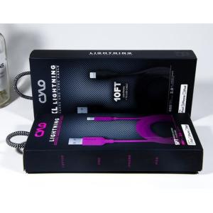 1000Pcs Pantone SGS Pantone Data Cable Packaging Box Electronics Kraft Paper