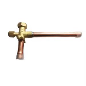 90 Degree Brass Split Valve Air Conditioner Valve and AC Service Valve