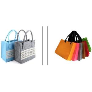 Custom Eco-Friendly Non Woven Felt Wine Bag, Custom High Quality Shockproof 8