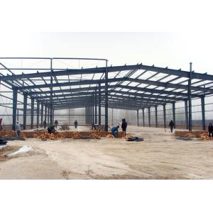 Low cost steel structure warehouses with middle column design