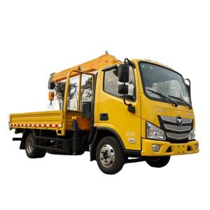 Low Price 3.2T/4T hydraulic boom knuckle boom crane truck mounted crane 4x2