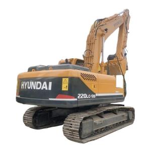 China 1889 Working Hours Used Hyundai 220LC-9S Excavator in Korea 22 Ton Crawler Digger Machine on sale