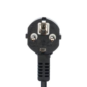 Electrical Plug Black Kema-keur Cable H05vv-f 3 Prong Extension Cord for Travel