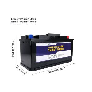 Replace Lead Acid 120ah 12V Lithium Golf Cart Battery With BMS