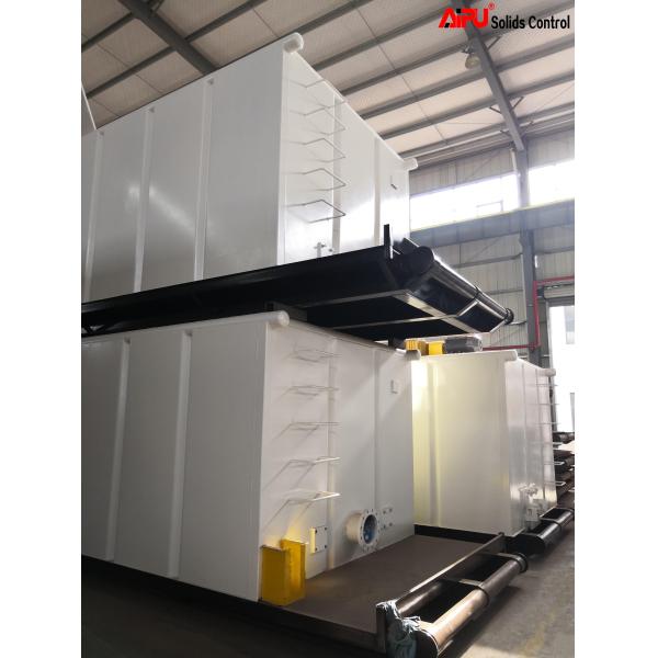 Solids Removal 380V Slurry Separation Drilling Mud Tanks
