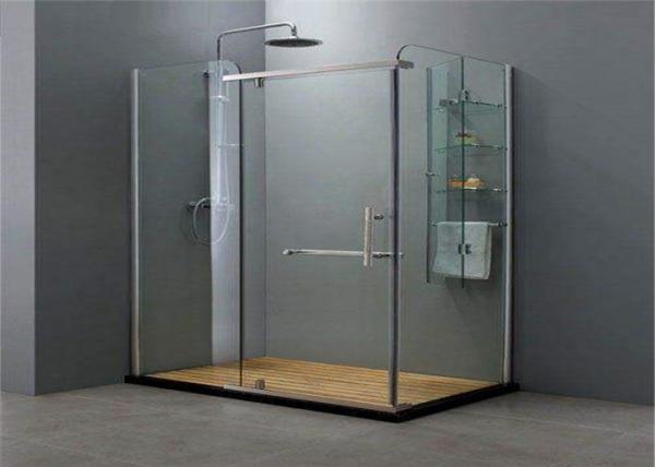 Quality Customized Clear Toughened Glass , Bathroom Shower Glass Shower Enclosure wholesale