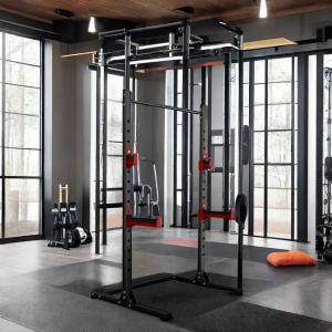 Commercial Multi-Function Steel Power Rack Gym Fitness Equipment with Pin Load