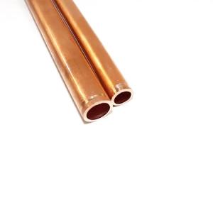 Cheap AISI C10200 Insulated Copper Pipe 3 / 8&quot; C11000 Brass Tubes For Building for sale