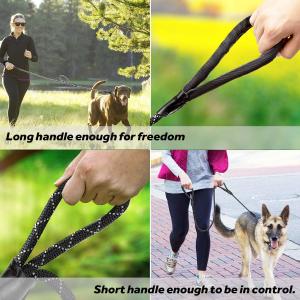 Traffic Handle Dog Harness Leash No Slip Sturdy Skin Friendly 5 ft For Large