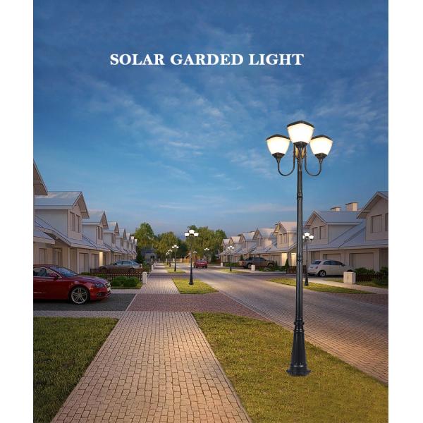 Outdoor Ip65 All Wattage Solar Street Light Diecast Aluminum 30lamp Beads High Power