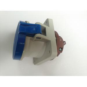 Flush Mounted Industrial Plug Sockets IP44 Rain Resistance Material