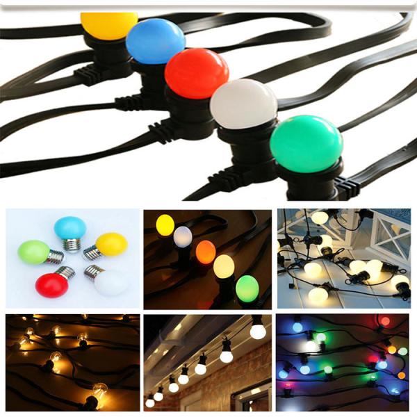 Quality Belt light,  2x1.5mm rubber cable, party light, festoon lighting, B22/E27 socket, DIY socket, IP44, CE wholesale