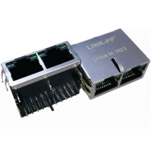 0875-1L2T-E3 | LPJG28818A30NL Double Rj45 2x GbE Connector 1000Base