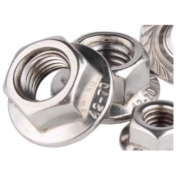 M8 M10 M20 Hex Hexagon Flange Nut Carbon Steel Zinc Plated Zn Serrated DIN6923