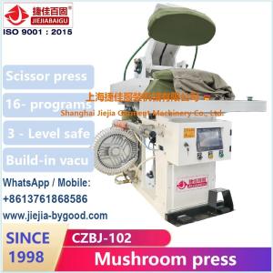 Laundry Utility Mushroom Pressing Machine Automatic Touch-screen Control System Steam Heating System