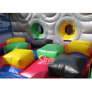 Outdoor Kids Commercial Inflatable Obstacle Course For Inflatable Playground