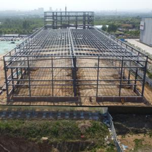Prefab Steel Structure Warehouse with Glass Wool Insulation