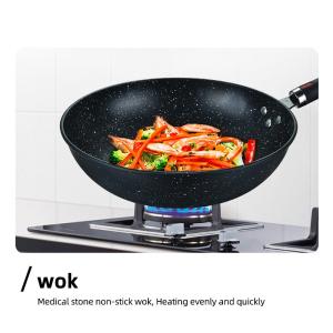 Kitchen Cooking Frying Cast Iron Cookware Set 3PCS Non Stick