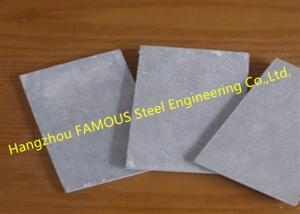 Cheap Moisture Proof Grey Fiber Reinforced Cement Board , 3.5mm High Density Fiber Cement Board for sale