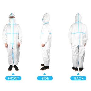 Free Sample Disposable Protective Coverall , Barrier And Protective Effect