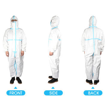 Quality Free Sample Disposable Protective Coverall , Barrier And Protective Effect wholesale