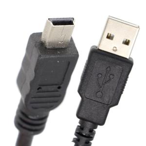 1m Digital Camera Magnetic Ring Mini USB Data Charger Cable with Ferrite