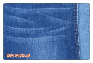 China Jeans 10.8oz 97% Ctn 3% Lycra Cotton Spandex Denim Fabric Soft Jean Material on sale