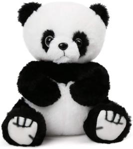 Custom Skin Friendly No Fading Sitting Panda Plush Toy