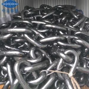Grade U3 Black Painted Studlink Anchor Chain