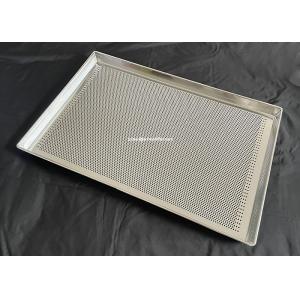Perforated Baking Stainless Steel Wire Mesh Tray Moistureproof For Drying