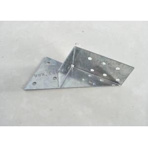 Silver Perforated Metal Mesh Wooden Connectors For Wood Construction