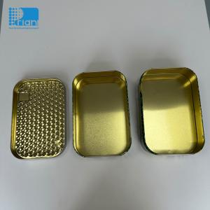 Personalized Modern Biscuit Tin Can , Logo Custom Metal Tin Box