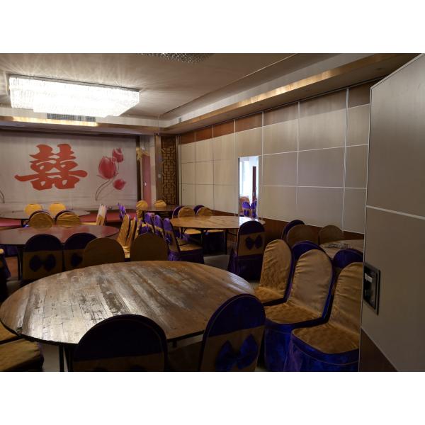 Melamine Surface Floor To Ceiling Folding Room Partitions For Conference Room