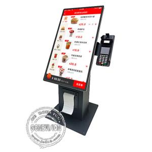 21.5" 15.6" Automation Order And Pay Self Service Touch Screen Kiosk With