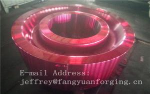 China ASTM AISI  DIN 36CrNiMo4 JIS SNCM439 Forged Gear Blank Internal Gear RIng Blanks Alloy Steel on sale