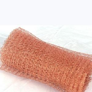 ODM Copper Knitted Wire Mesh 6m 10m 15.2m 30.5m 61m For Slug Control ISO9001