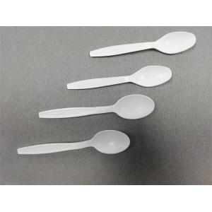 5.5/6/6.6 Inch Biodegradable Corn Starch Spoons Eco Friendly Durable And Heat