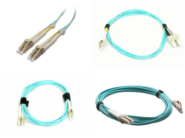 Industrial OM3 Duplex Fiber Optic Patch Cord Multimode Fiber Optic Cable