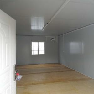 50mm fireproof glass wool sandwich panel 20ft container house for labour camp