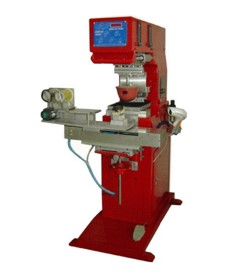 Quality Shoe Heels Single Color Pad Printer With Auto Cleanning System wholesale