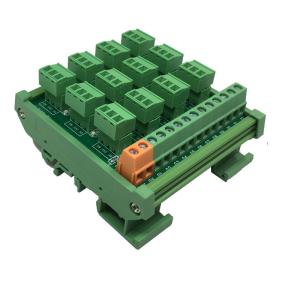 Cheap PLC Sensor Signal Input Distribution Module Terminal Blocks Connection Board 12 Arrays for sale