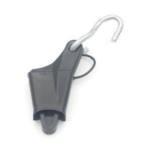 China Galvanised Fiber Drop Wire Clamp UV Resistant For 1 Copper Pair on sale