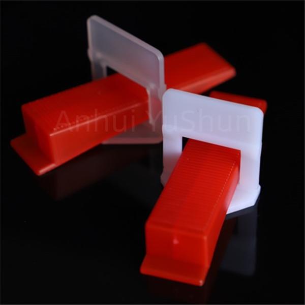 Multi-Colors 1.5mm Plastic Tile Leveling Clips And Wedges Use For Flooring And