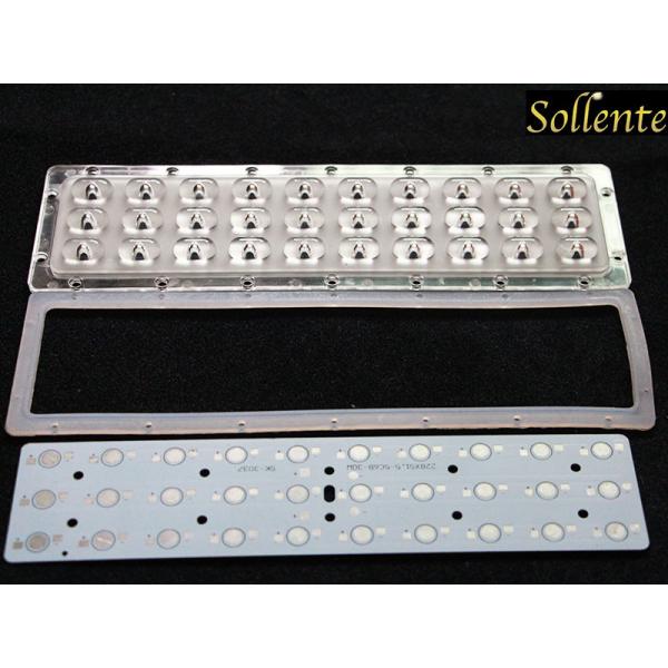 China Asymmetrical Lens LED Street Light Components , Type 3 MCPCB LED Lighting Modules on sale China Asymmetrical Lens LED Street Light Components , Type 3 MCPCB LED Lighting Modules on sale