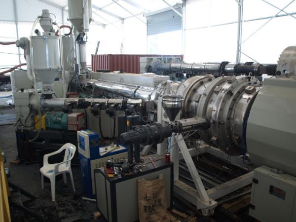 Quality Under Ground HDPE Drainge Solid Pipe Machine 800kg/h Max Output Easy To Operate wholesale